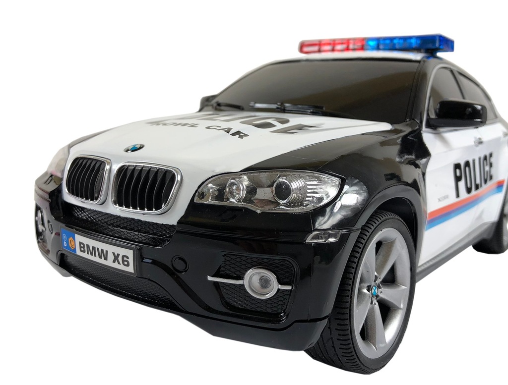 BMW X6 POLICJA samochód sterowny na radio 0456