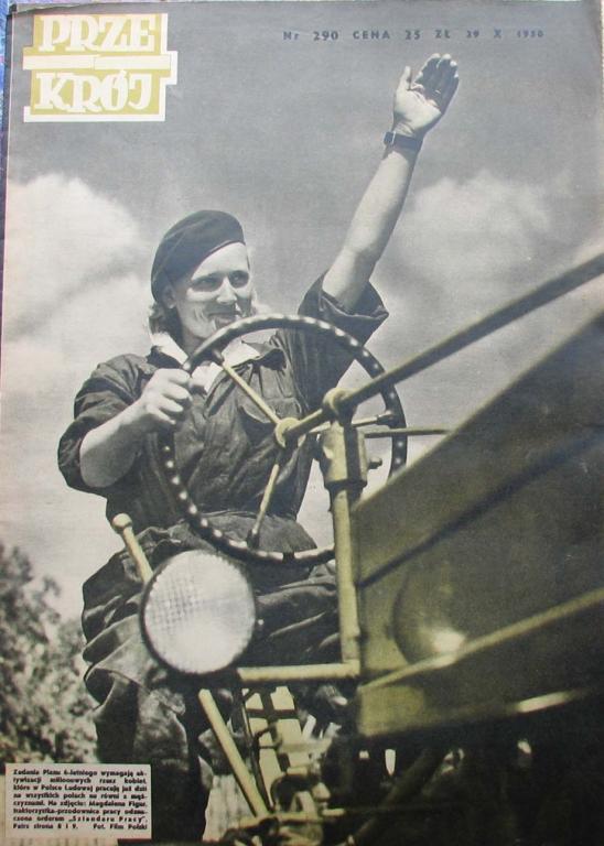 MAGDALENA FIGUR TRAKTORZYSTKA 1950 Przedmiotem