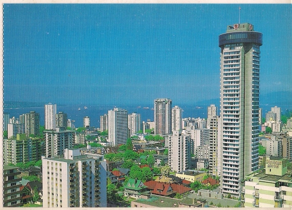 pocztówka VANCOUVER Panorama miasta KANADA