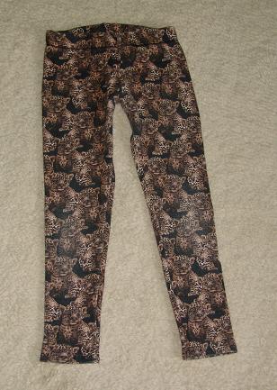 ZARA girls legginsy z kotkami dla dziewczynki 152