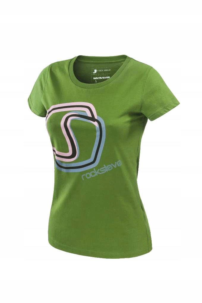 RockSlave T-shirt LOGO WOMAN zielony (Rozmiar odzi