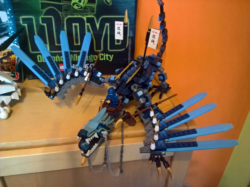 Lego Ninjago 2521 Walka Smoka Błyskawicy Unikat - 7661641740 ...