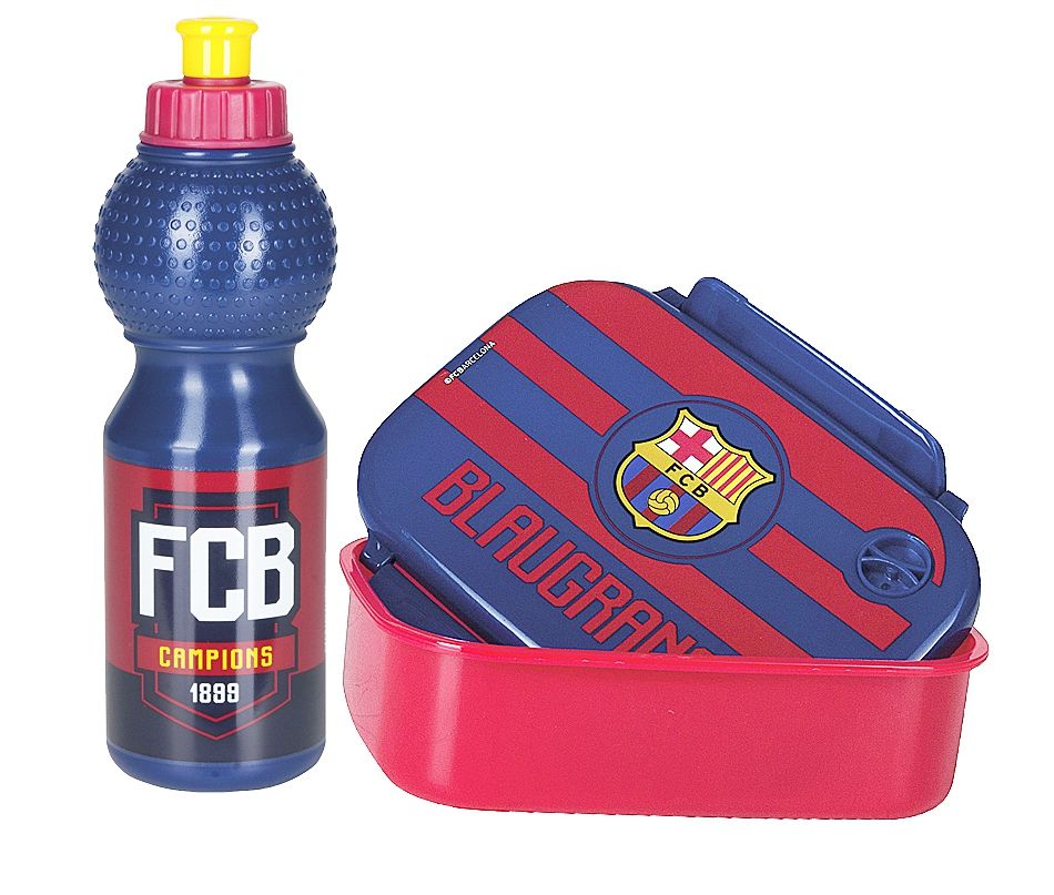 Zestaw bidon i śniadaniówka FC BARCELONA