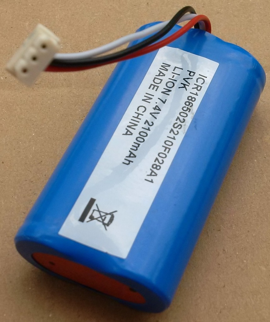 Akumulator bateria 7,4 V 2100 mAh LI-ION 3PIN 7.4V - 7405203972 ...