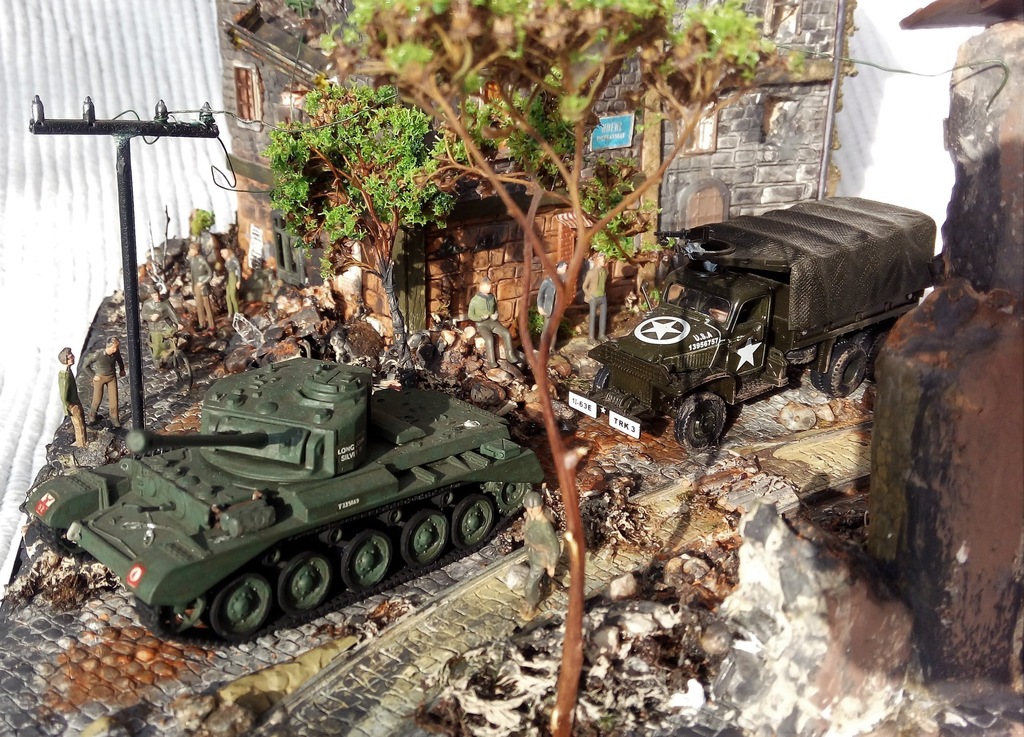 Diorama Pojazdy wojskowe 01 skala 1:72