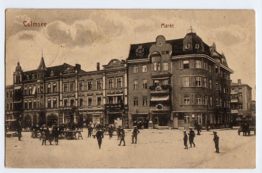 CHEŁMŻA Kulmsee Rynek 1920