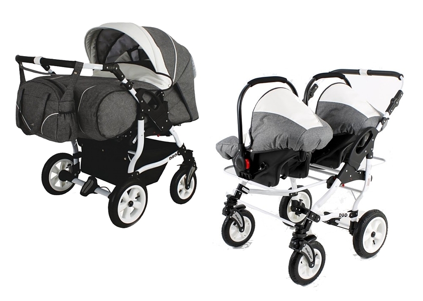 Duo stars cheap adbor twin pram