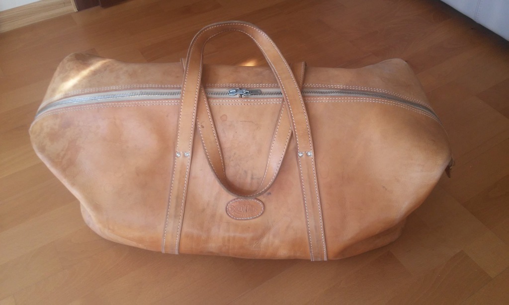 Torba skórzana podróżna Body Bag saddle vintage