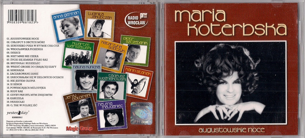 MARIA KOTERBSKA - AUGUSTOWSKIE NOCE [CD]