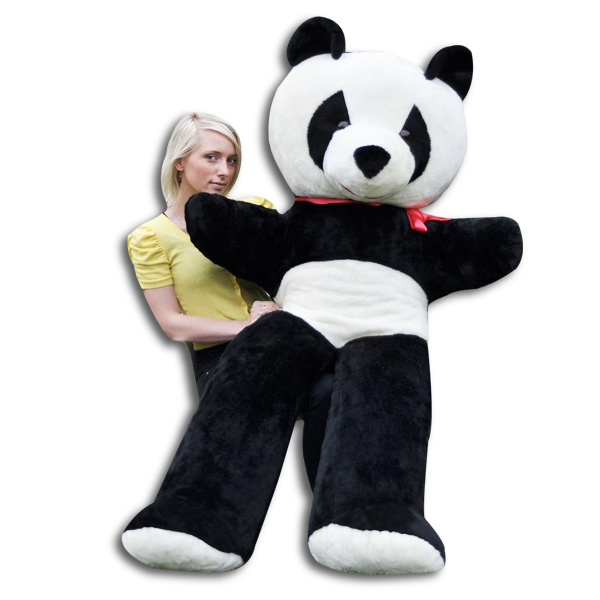 DUŻY PLUSZOWY MIŚ PANDA GIGANT 170cm +SERCE GRATIS