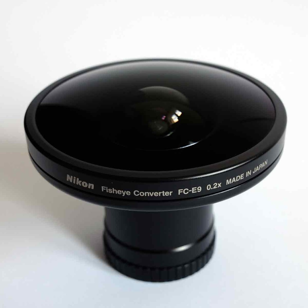 Konwerter fisheye Nikon FC-E9 +ur-e5  x0,2