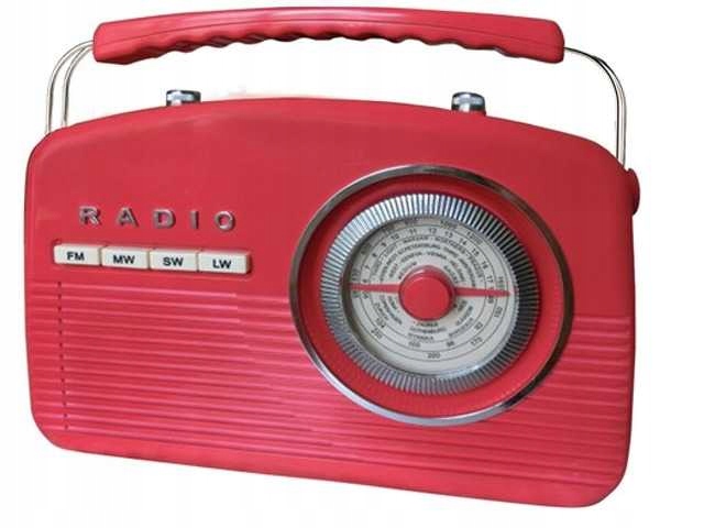 RADIO RETRO CAMRY CR 1130 Czerwony