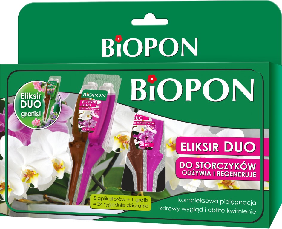Biopon Eliksir Duo do storczyków 5+1 szt. x 35 ml