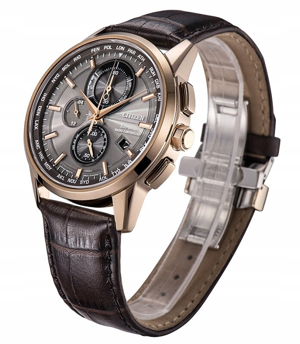 ZEGAREK CITIZEN Eco-Drive Radio Control AT8113-12H