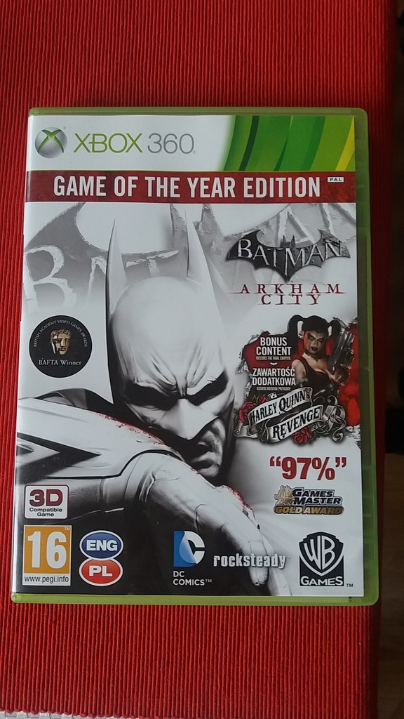 gra xbox 360 Batman Arkham City