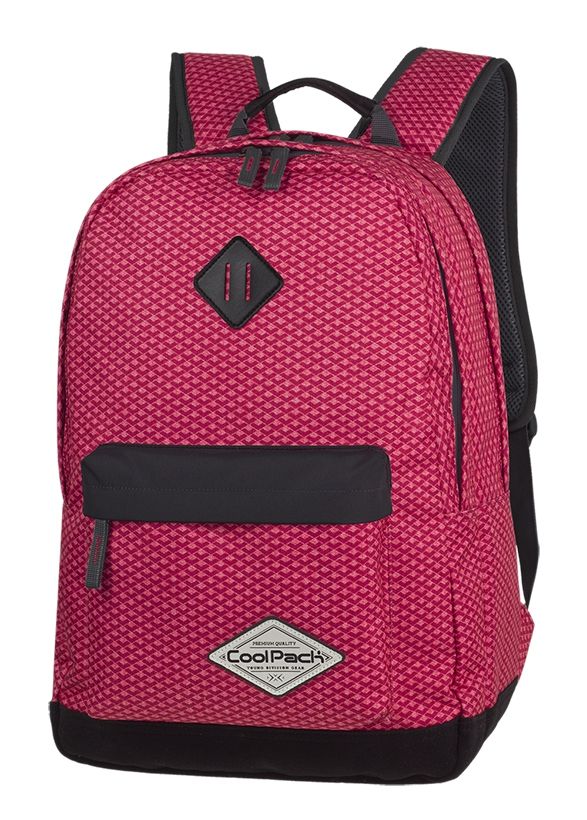 Plecak CoolPack miejski SCOUT koralowy w romby, CO
