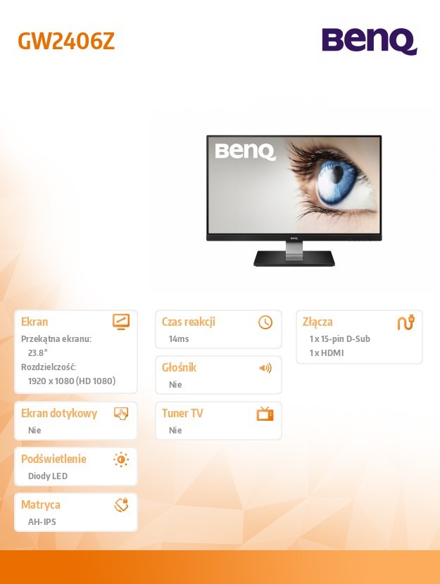 Benq gw2406z настройка монитора