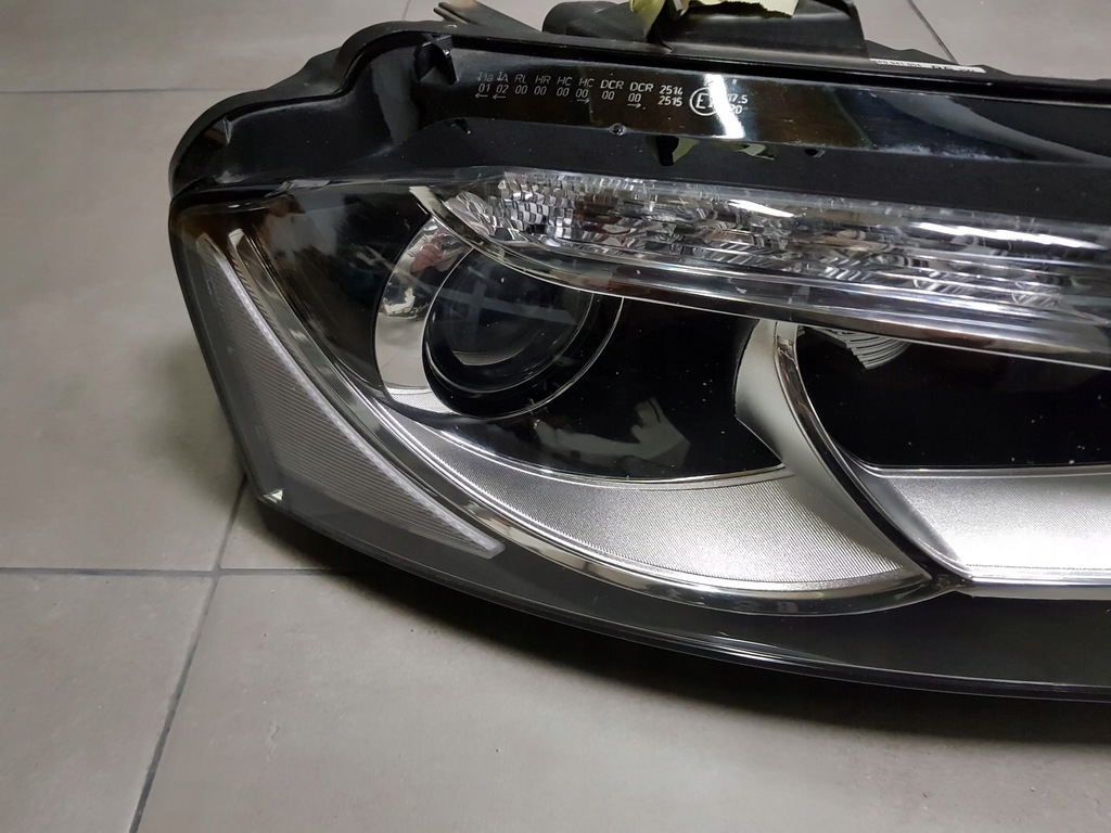 Audi A3 8P lampa prawa xenon led 8P0941004BE - 7052427760 - oficjalne