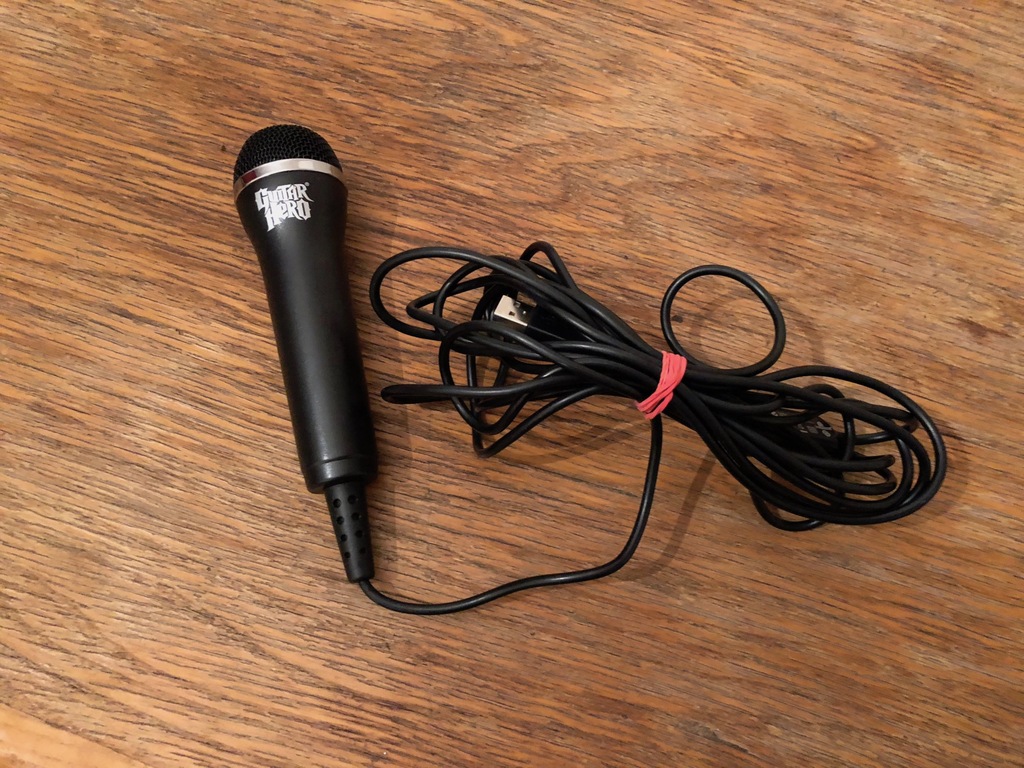 Oryginalny mikrofon Guitar Hero do PS3 jaknowy USB