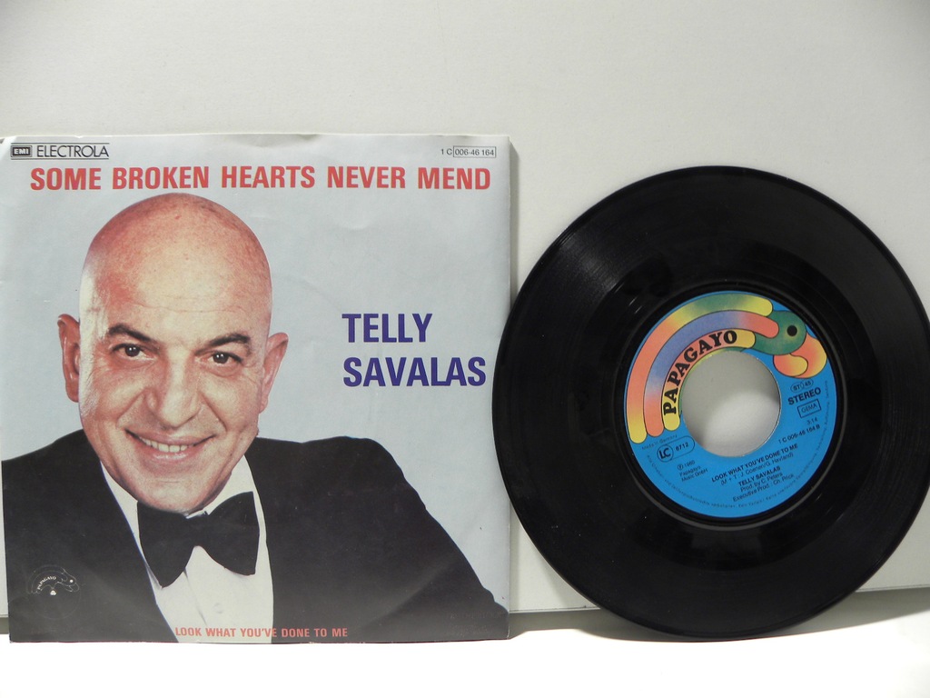 SP TELLY SAVALAS SOME BROKEN HEARTS NEVER MEND EX-