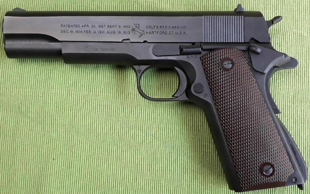 INOKATSU ASG Colt 1911 CO2 replika stal soft air