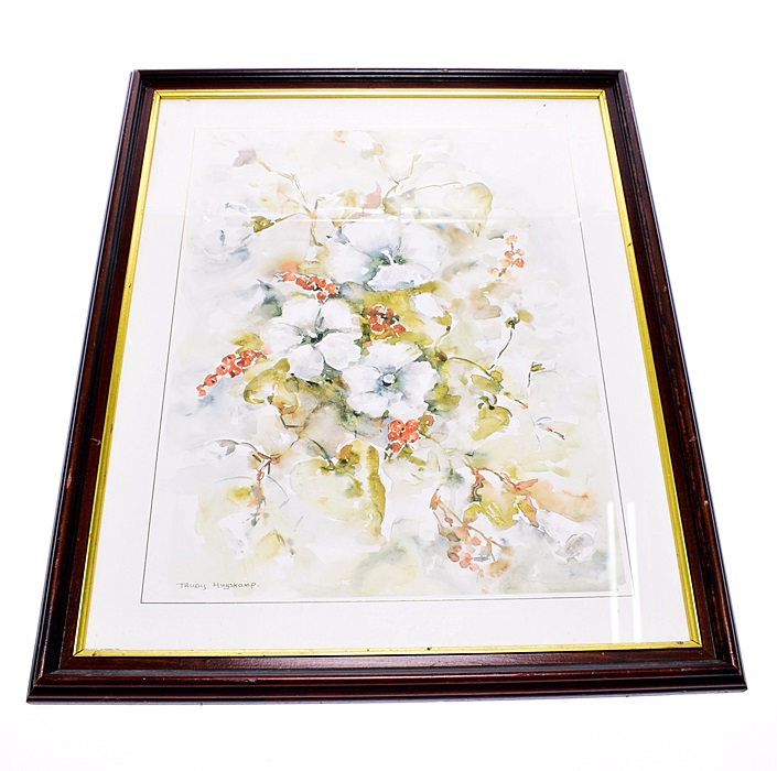 7157-86 ..TRUDY HUYSKAMP... w#w OBRAZ KWIATY 57X47