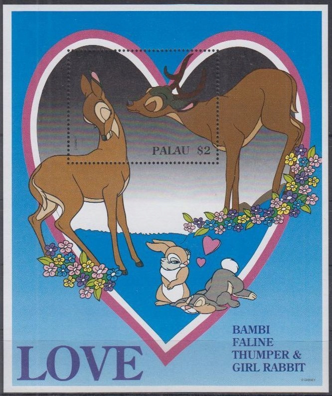 DISNEY BAJKI ZAKOCHANE PARY BAMBI I FELINKA KRÓLIK