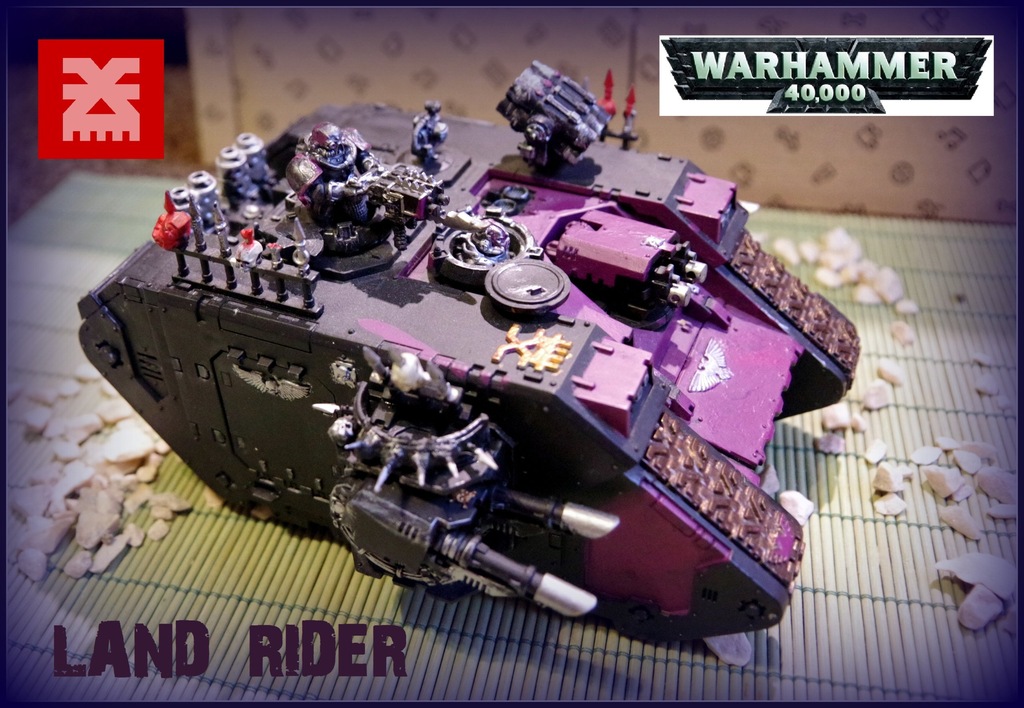 Warhammer 40k CHAOS Space Marine Land Raider Tank