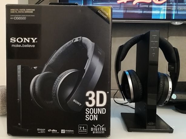 Sony Mdr Ds 6500 Sluchawki Bezprzewodowe 7 1 Oficjalne Archiwum Allegro