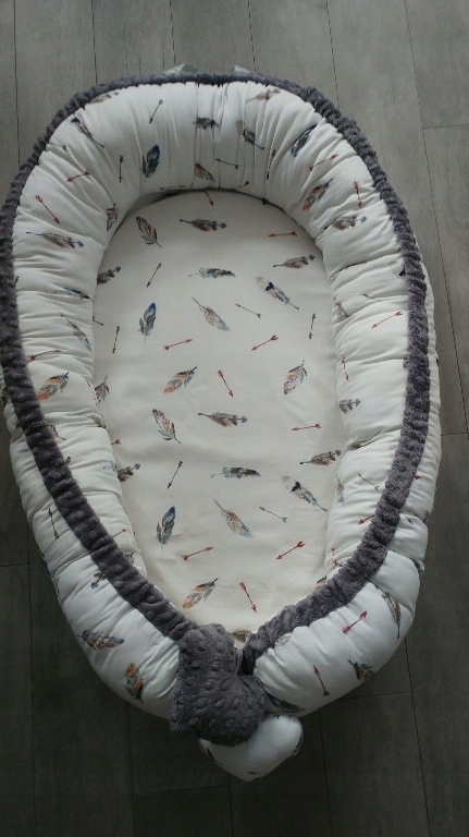 kokon niemowlęcy lanila grey pure