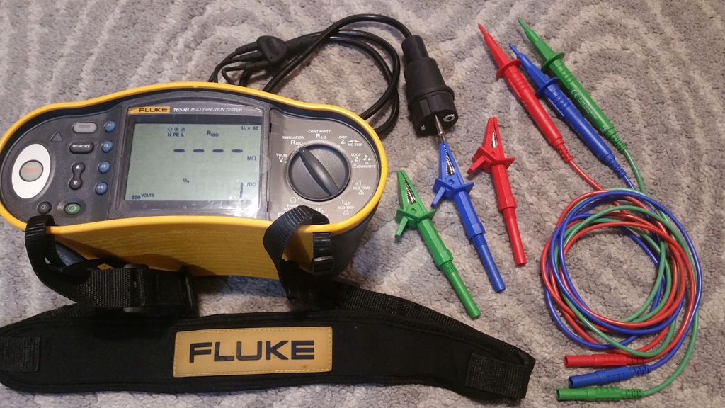 Cavi Di Prova Di Ricambio Per Fluke 1653B E 1663 - Accessori Originali Per Tester Multifunzione