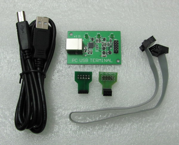 Terminal USB do naprawy dysków - PC3000 - Adaptery