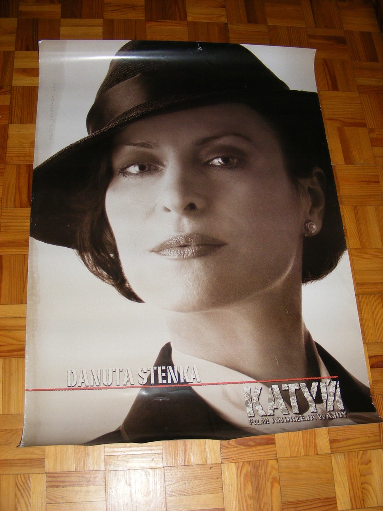 KATYŃ REŻYSERIA WAJDA DANUTA STENKA PLAKAT FILMOWY