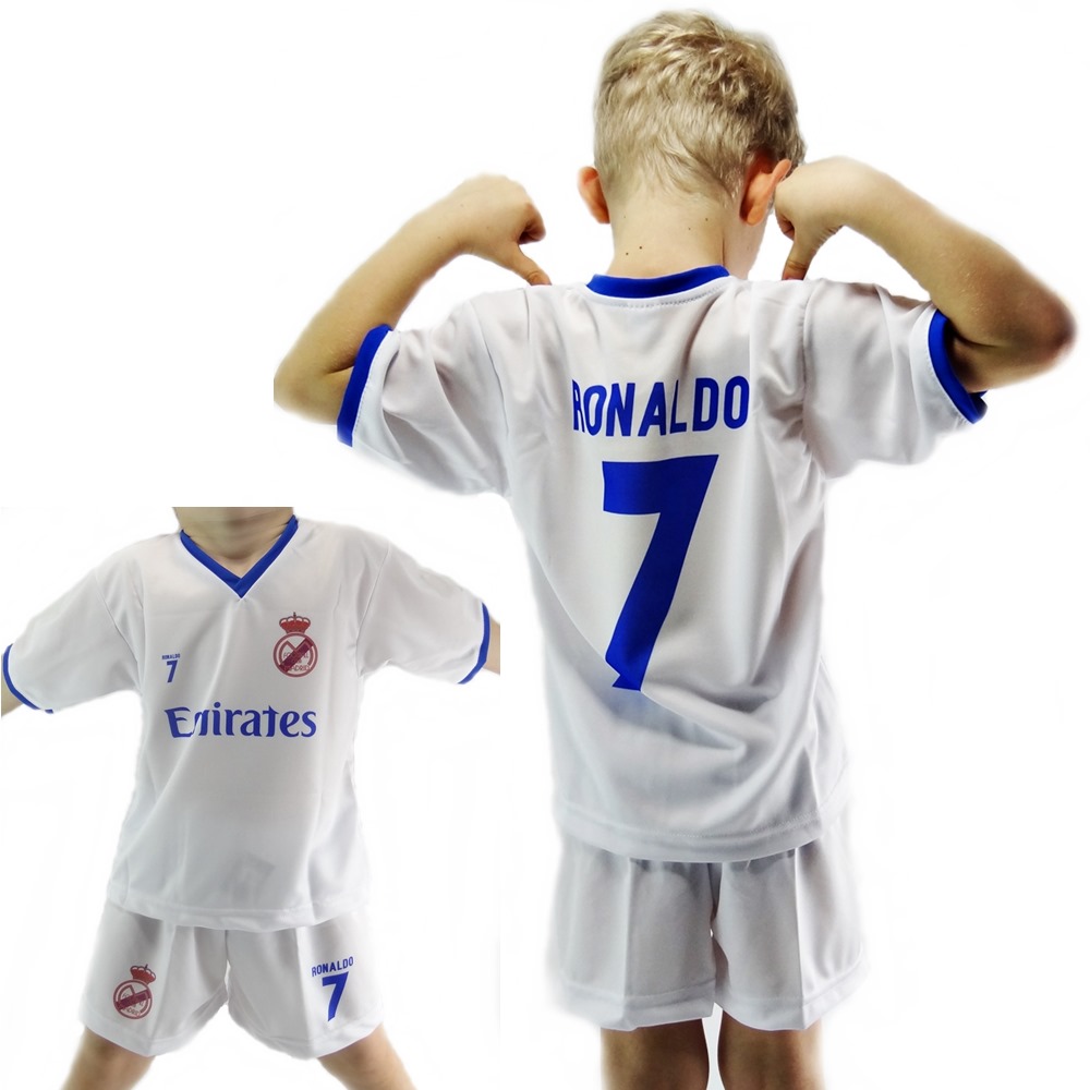 RONALDO REAL MADRYT strój komplet piłkarski r 146