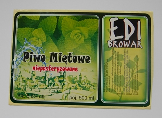 BROWAR EDI - Piwo Miętowe - Wschowa