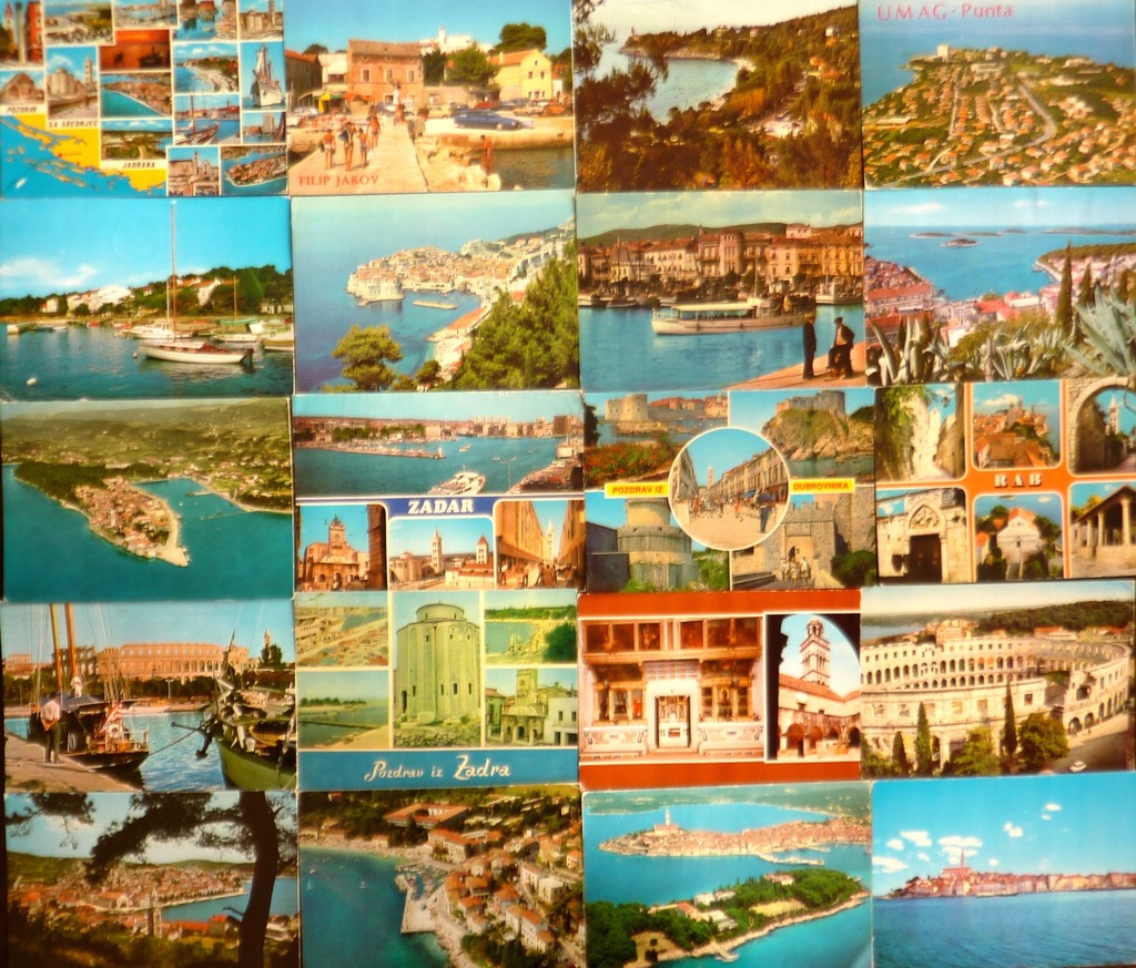 Chorwacja - 50 widokówek - pocztówki zestaw 3