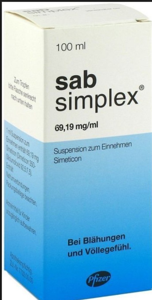 Sab simplex krople na kolki 100ml nowe zamknięte