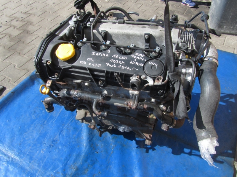 SILNIK OPEL ZAFIRA B 1.9CDTI 120KM Z19DT KOMPLETNY 7296824405 oficjalne archiwum Allegro