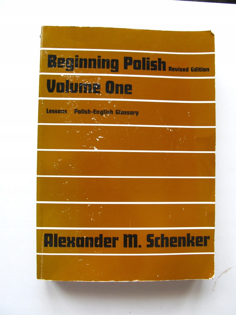 BEGINNING POLISH 1- Alexander Schenker Polski Yale