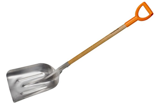 ŁOPATA DO PIASKU ZIARNA SZUFLA ALU SOLIDNA FISKARS