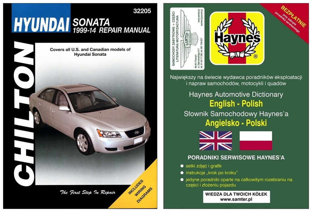 Hyundai Sonata 1999-2014 instrukcja napraw Chilton