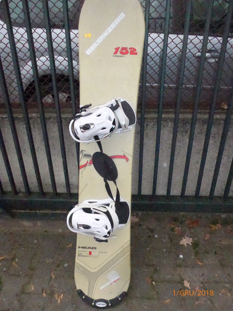 DESKA snowboardowa HEAD 152 cm z wiązaniem