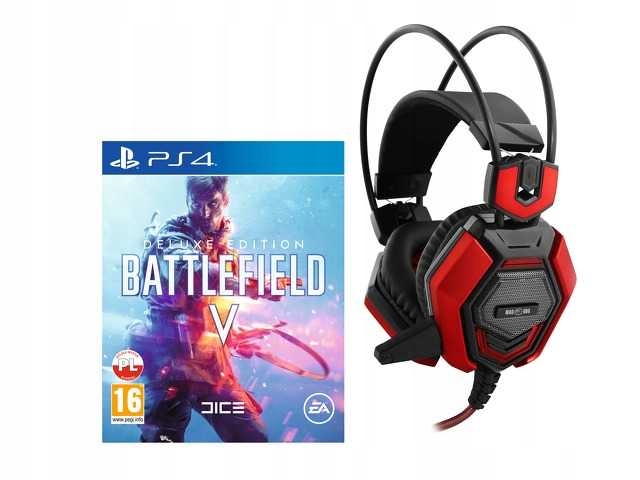 Gra PS4 Battlefield V Edycja Deluxe + Słuchawki