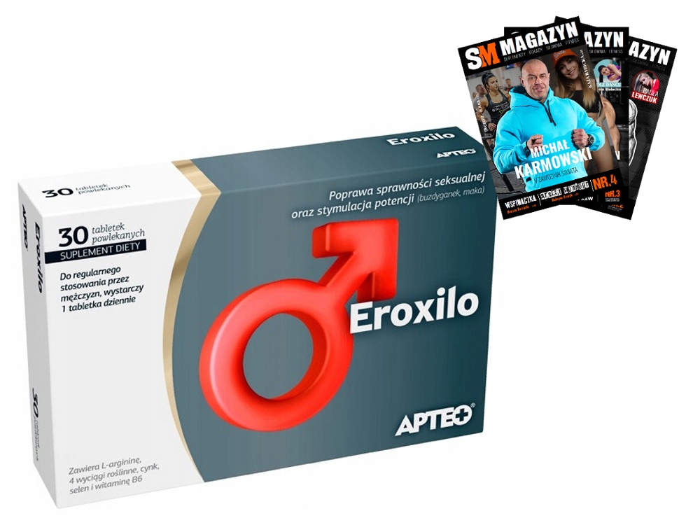 EROXILO APTEO 30 tabl EREKCJA POTENCJA BUZDYGANEK