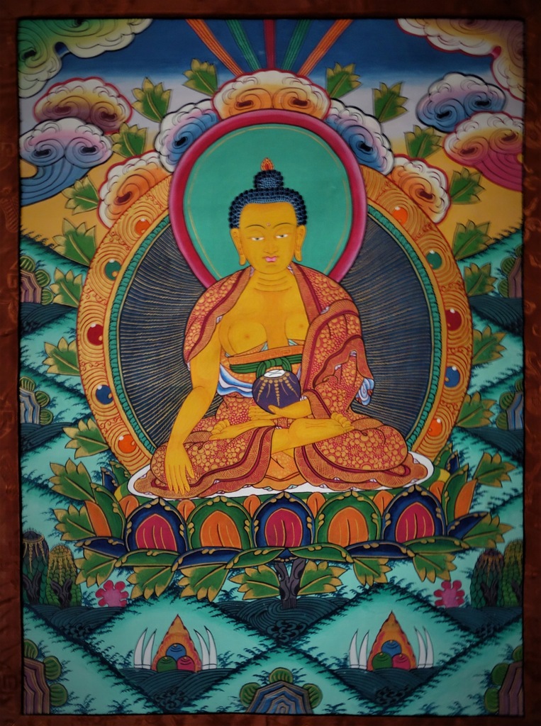 BUDDA - SIAKJAMUNI - SHAKYAMUNI - THANKA TYBET XX