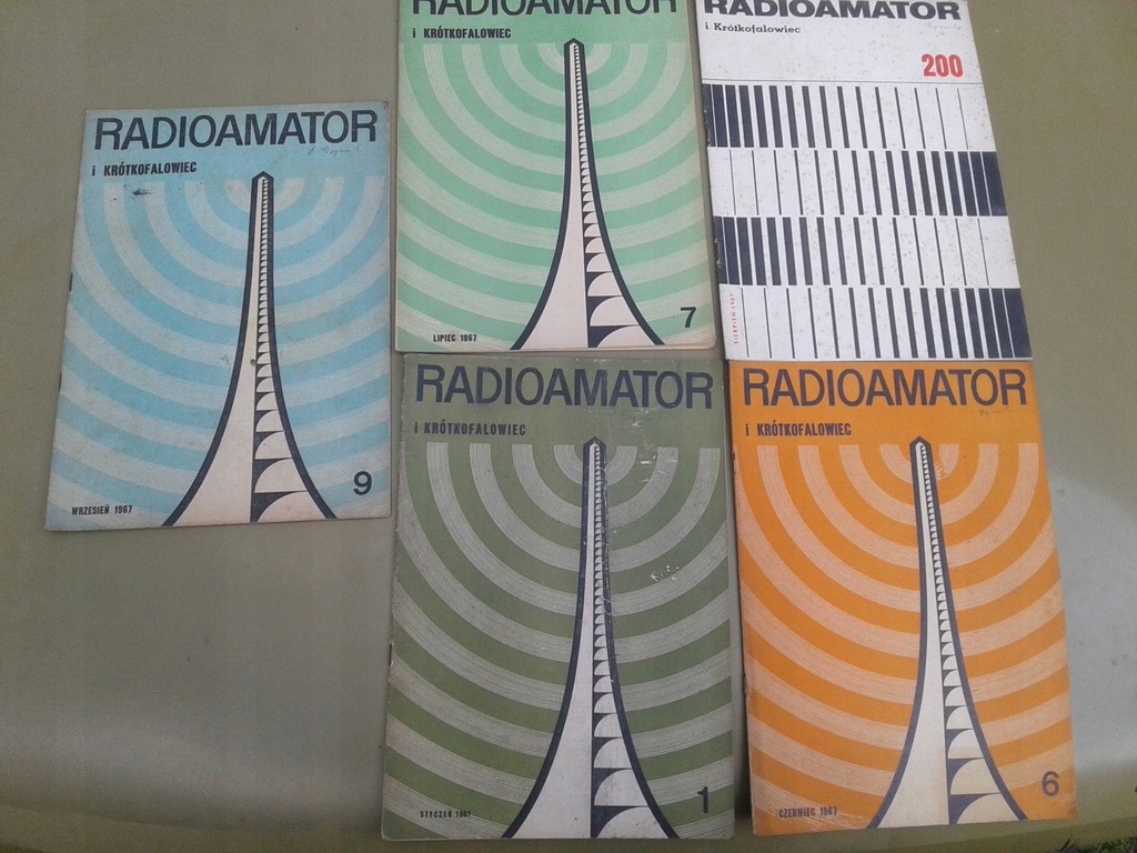 Radioamator i krótkofalowiec 1967 7szt