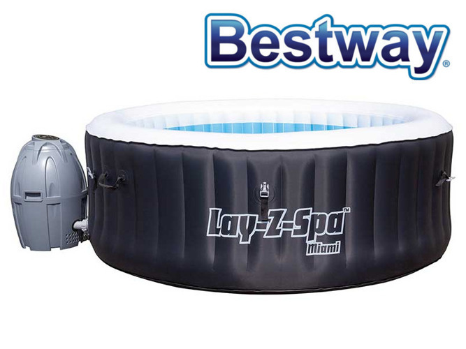 BASEN LayZ SPA MIAMI BESTWAY 54123 JACUZZI 40st! 7201347943