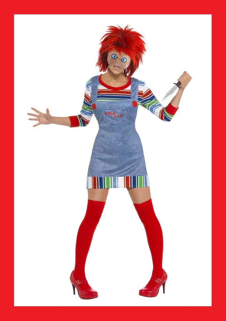 LALKA LALECZKA CHUCKY Strój Kostium r.M # DLA PARY
