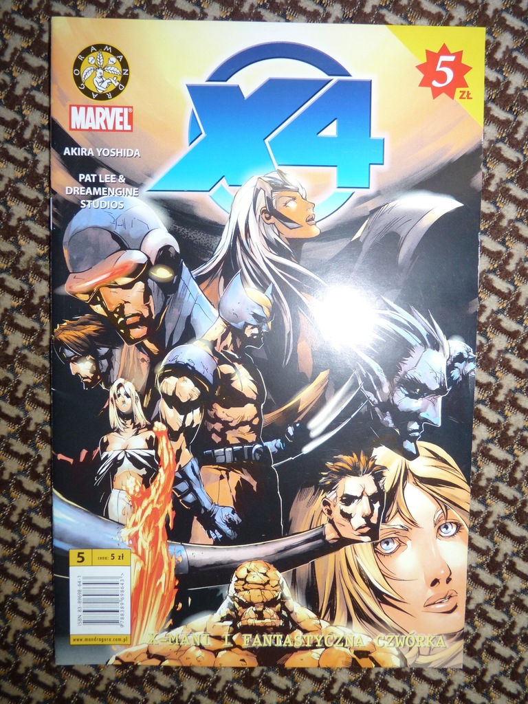 X4 NR 5 (X-MEN FANTASTIC FOUR) MARVEL MANDRAGORA