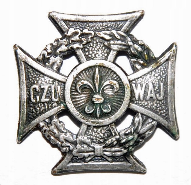 Krzyż harcerski ZHP 1957 - seria I B numer CSH